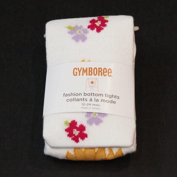 NWT Gymboree 12-18M sweater dress tights set Sunflower Smiles - Picture 7 of 8